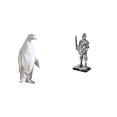 thumbnail image 1 of Figura De Resina De Caballero Pingüino, Adorno Decorativo Coleccionable Creativo, Escultura Vintage, Estatua Para Inauguración De La Casa, Mesa, Entrada, Estantería, Escritorio De Oficina,, 1 of 8