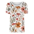 thumbnail image 3 of Maplenight Cute Summer Tops for Women Crew Neck Graphic Tee Shirts Short Sleeve Casual T-Shirt, 3 of 3