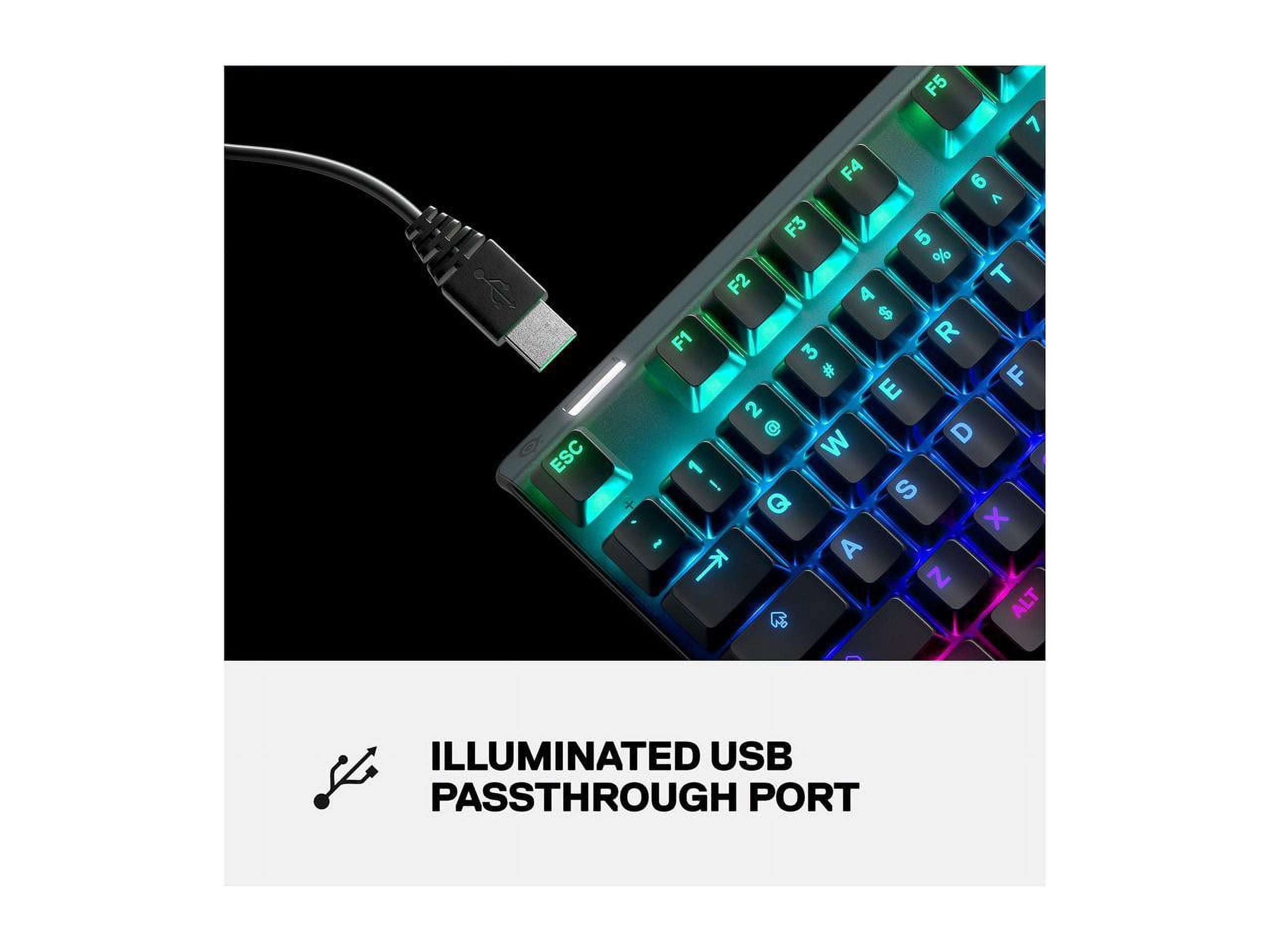 SteelSeries Apex Pro Mechanical Gaming Keyboard – Adjustable