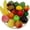 Fruit Combinatio C, variant on 18pcs Artificial Simulation Fruits Vegetables Decoration Home Fake Grape Peach Strawberry Orange Lemon Kiwi Realistic Corn Celery Peppers Carrots Garlic Tomatoes