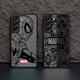 thumbnail image 2 of Funda de teléfono para Samsung Galaxy S23 FE S20 FE S9 S21 S22 S24 Plus S23 Ultra S10 Plus Marvel Spiderman Ironman, cubierta parachoques de lujo, 2 of 5