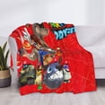 thumbnail image 6 of Lsque Mario Print Flannel Throw Blanket, Ultra-soft Blanket for Bed, Couch, Car, Hypoallergenic Anti-pilling blanket-60"x50", 6 of 8
