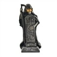 thumbnail image 2 of Haunted Hill Farm 39 in Grim Reaper Holding Sickle Statue with LED Eyes, HHMG040-1RPR-BLK, 2 of 13