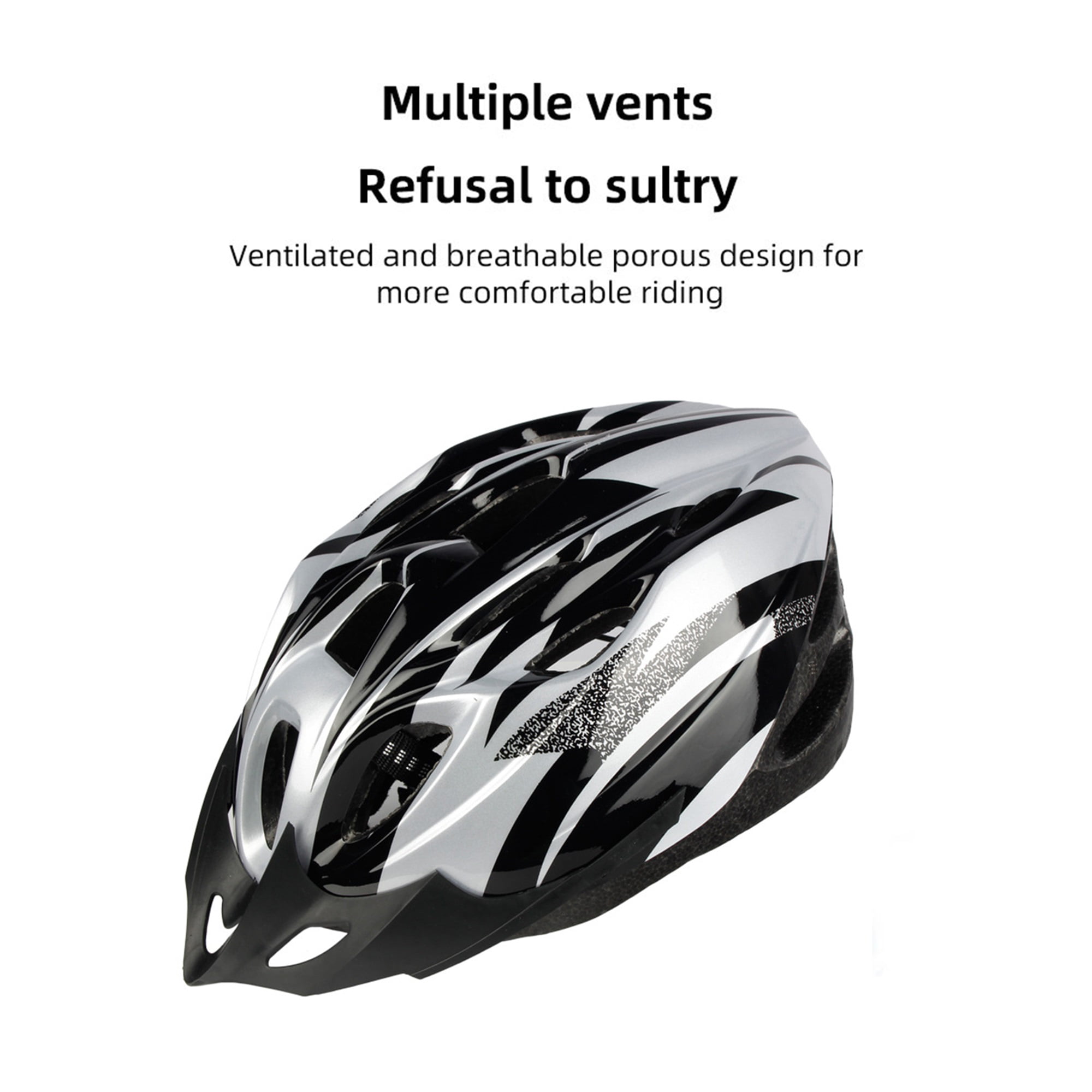 Unisex Ultralight Outdoor Bicycle Carbon Fiber Helmet Cycling Bike Split Helmet 