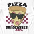 thumbnail image 3 of Disney Pixar Toy Story 5 Men's Pizza With Sunglasses Baby Checker Stripe (White, S-XXXL), 3 of 4