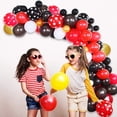 thumbnail image 3 of Disney-decoración para fiesta de cumpleaños de Mickey Mouse para niños, arco de globo rojo para Baby Shower, suministros de fiesta de Minnie Mouse, juguetes de aire, regalos, 3 of 4