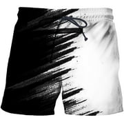 Frostluinai Savings Clearance Mens Quick Dry Printed Short Swim Trunks with Mesh Lining Swimwear Bathing Suits
