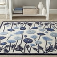 thumbnail image 2 of SAFAVIEH Martha Stewart Poppy Glossary Floral Area Rug, Azurite Blue, 9' x 12', 2 of 6