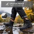 thumbnail image 3 of Decould sylf Men's Waterproof Steel Toe Safety Work Boots: Non Slip Puncture Resistant for Industrial Construction, 3 of 8