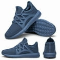 thumbnail image 4 of YHOON Women's Shoes Lightweight Walking Breathable Casual Fashion Tennis Anti-Slip Sneakers Navy Blue Size 9.5, 4 of 5