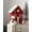 A-4A-clearacne, variant on OEFNTAC Christmas Wooden Cabin Decor Red Snow House Tabletop Miniature Holiday Village Living Room Family Centerpiece Durable Easy Setup Versatile Winter Scene Display