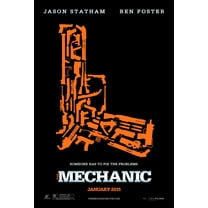 Mechanic The Movie Jason Statham Poster 24In x 36In Art Poster 24x36 Square Adults Best Posters