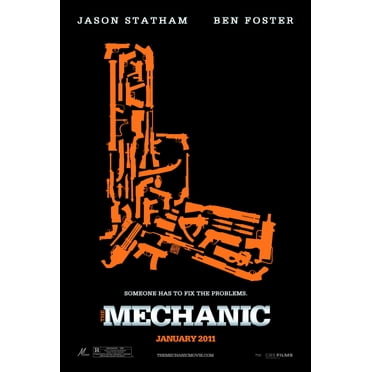 Mechanic The Movie Jason Statham Poster 24In x 36In Art Poster 24x36 Square Adults Best Posters