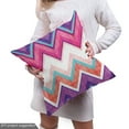 thumbnail image 4 of Ambesonne Chevron Fabric by the Yard Upholstery, Colorful Groovy Art, 10 Yards, Multicolor, 4 of 4