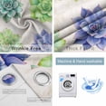 thumbnail image 2 of Fsddascl Succulents Blackout Curtains for Bedroom/Living Room, Thermal Insulated Kitchen Curtains, Green Teal Purple Vintage Ferns Plant Fruit Grommet Darkening Window Treatment Drapes 52"x84"x2, 2 of 6
