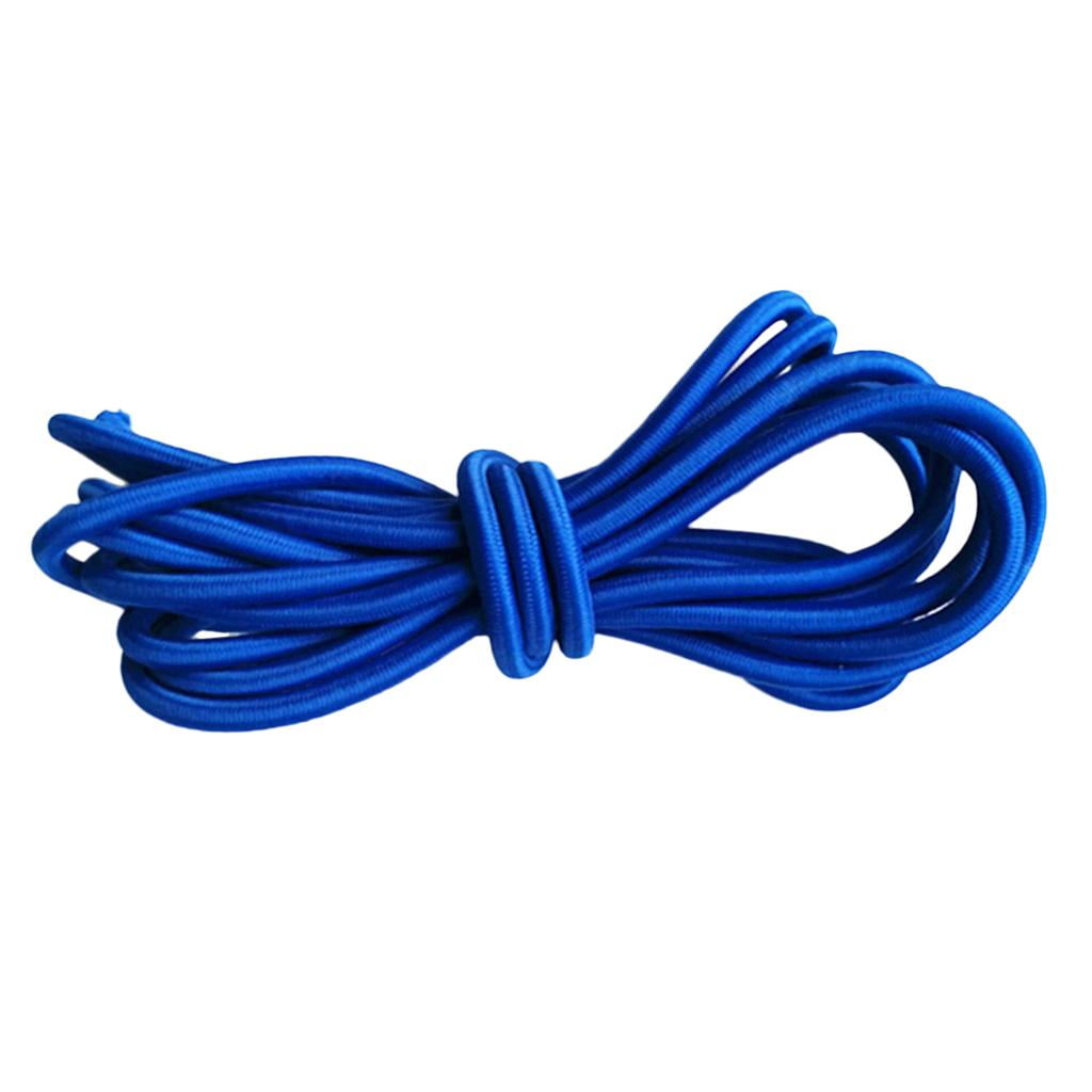 5mm Blue Elastic Rubber Bungee Rope Shock Cord Tie Down Boat UV Stable 
