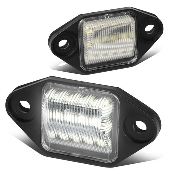 Nuvision Lighting NVL-LPL-014 License Plate Lights For 1999-2014 E150 E250 E350 Econoline Super Duty