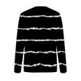 thumbnail image 5 of OKBOP White Tops for Women Sexy,Fashion Print Long Sleeve Comfortable Breathable Round-Neck Womens Plus Size Blouses Referee Shirt, 5 of 5