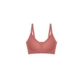 thumbnail image 3 of CORIETT Oriet Women's Seamless Jelly Bra, Soft Comfort Everyday Wireless Bralett,  Red, Size XL, 3 of 4