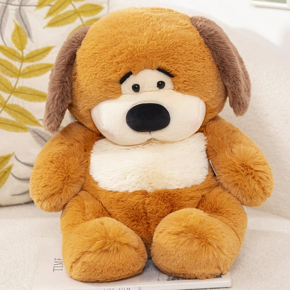 Mr. Bean Plush Toy Dog ​​Doll Large Long-Haired Pillow 35cm