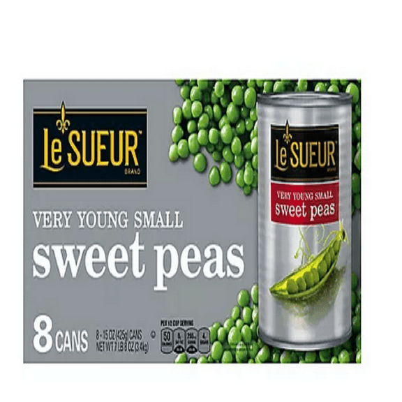 Le Sueur Very Young Small Sweet Peas (15 oz., 8 ct.)