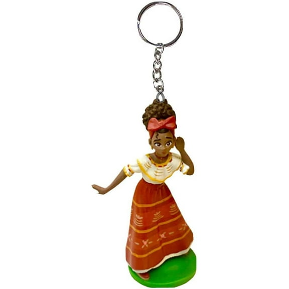 Encanto Dolores Madrigal Key Ring Keychain PVC Ornament Figure Figurine 3” Charm New