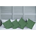 thumbnail image 2 of Ambesonne Green Throw Pillow Cover 4 Pack, Japanese Pattern, 16", Emerald White, 2 of 7