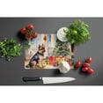 thumbnail image 4 of Brussels Griffon Cozy Christmas Glass Cutting Board Large 12 in x 15 in, 4 of 5