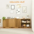 thumbnail image 5 of Brafab Wood Buffet Cabinet with Fluted Doors, Accent Sideboard Storage Credenza Multifunctional Console Table for Living Room, Dining Room, 5 of 7