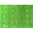 thumbnail image 1 of Ahgly Company Indoor Rectangle Abstract Green Modern Area Rugs, 2' x 4', 1 of 4