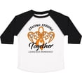 thumbnail image 3 of Inktastic Leukemia Awareness Staying Strong Together and Orange Ribbon Boys or Girls Toddler T-Shirt, 3 of 5