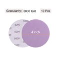 thumbnail image 2 of Unique Bargains 10 Pack 4-Inch Purple Sanding Discs 5000 Grits Hook & Loop Professional Aluminum Oxide Sandpaper, 2 of 6