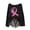 Black, variant on Sexlip Womens Sweatshirts No Hood Fall Long Sleeve Crewneck Shirts Cute Pink Ribbon Graphic Pullover Tops Outfits Gray M