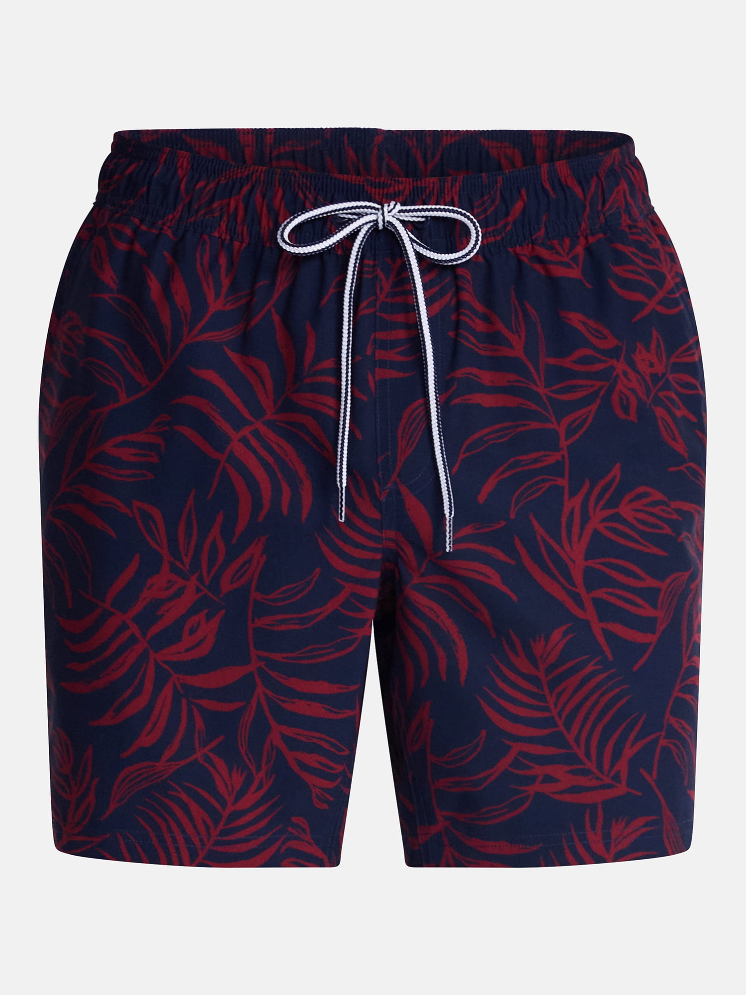 George Men's and Big Men's Performance Lined Swim Trunks, 5" Inseam, Sizes S-3XL