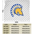 thumbnail image 3 of San Jose State University Fleece Blanket, Very Soft Microfiber Flannel Blanket for Couch Warm and Cozy for All Seasons, 3 of 6