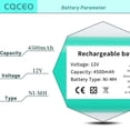 thumbnail image 2 of Batería de aspiradora CQCEO 70e 4500 mAh para Neato Botvac D, 2 of 6