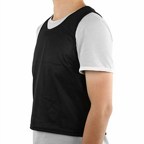 Pinnies,12PCS Nylon Mesh Scrimmage Pinnies Jerseys Team Practice Vests for Kids Youth Sports Basketball, Soccer, Football, Volleyball