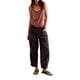 thumbnail image 1 of Pantalones Vaqueros Holgados de Tiro Bajo para Mujer, Informales, con Cintura Elástica y Bolsillos. Negro XXXL, 1 of 8
