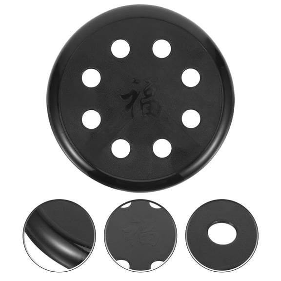 WEUVEB 1Pack Round Stool Seat Cover Plastic Bar Stool Top Replacement For Home Use