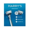 Harry's Chrome Edition Men's Razor, 1 Handle + 13 Refills + 1 Travel Blade Cover
