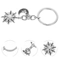 thumbnail image 3 of Shisuyan Moon And Sun Metal Keychain For Friend Keyring For Keys Bags Phones Purse Handbag Backpack Charm Car Ring Keyring Key Holder Jewelry, 3 of 8