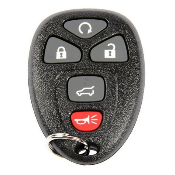 KarParts360 For GMC Yukon XL 1500/Yukon 2007-2014 Keyless Entry Transmitter | Black | 5 Button | Replacement For 22951509
