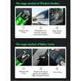 thumbnail image 6 of Safe Hero Life Hammer, Life Hammer Car Escape Tool and Seatbelt Cutter, Multifunctional Personal Safety Tool, Glass Breaker for New Cars, 6 of 7