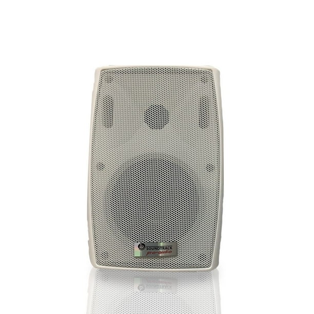 Bocina de Pared WM-5070W 4' para Interiores y Exteriores SOUNDTRACK Rango de Poder 20W Blanco