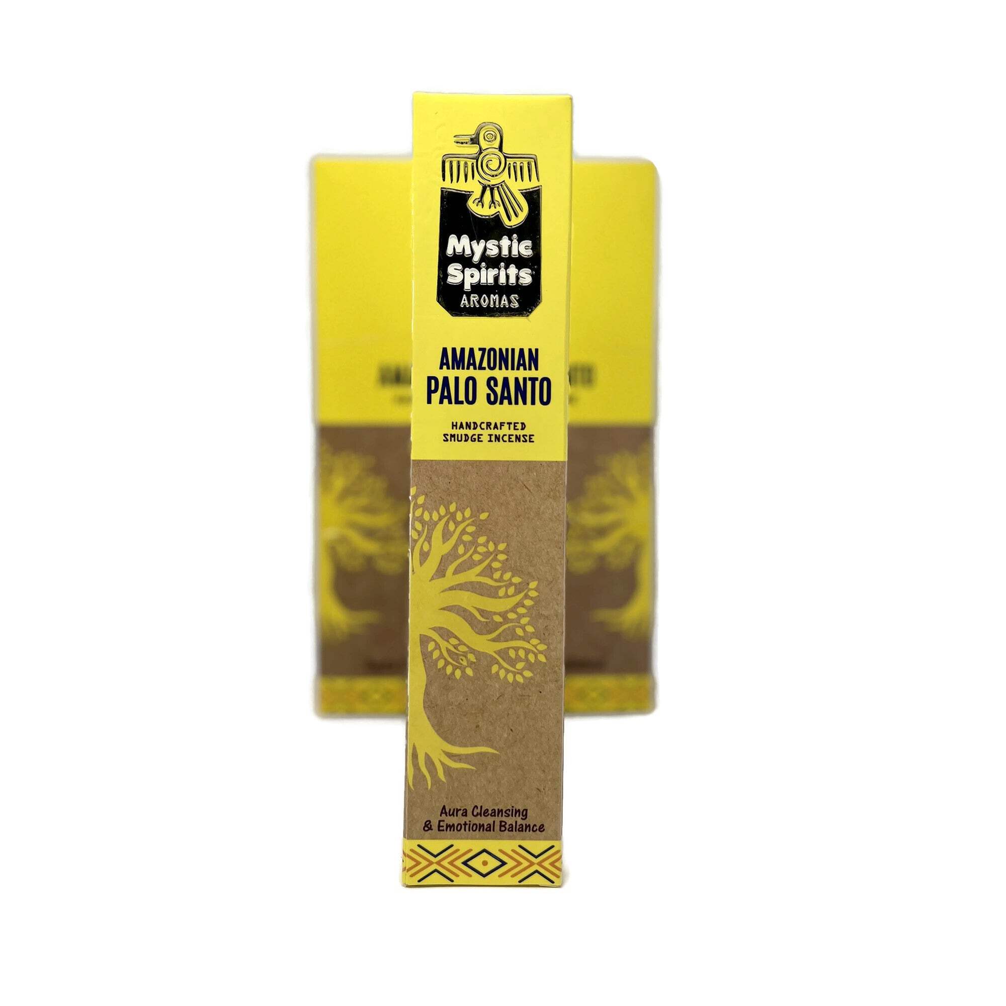 Mystic Spirits Aroma - Amazonian Palo Santo Handcrafted Smudge Incense Sticks