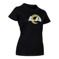 thumbnail image 3 of NFL Playera Aficionado Básica Los Angeles Rams Negro para Mujer, Talla Chica, 3 of 5