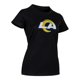 thumbnail image 3 of NFL Playera Aficionado Básica Los Angeles Rams Negro para Mujer, Talla Chica, 3 of 5