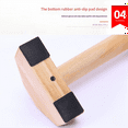 thumbnail image 3 of Pine Solid Wood Push-Up Non-Slip Handle Stand Wood 150KG Household Fitness Equipment for Push-Up Strength Training 50cm, 3 of 8