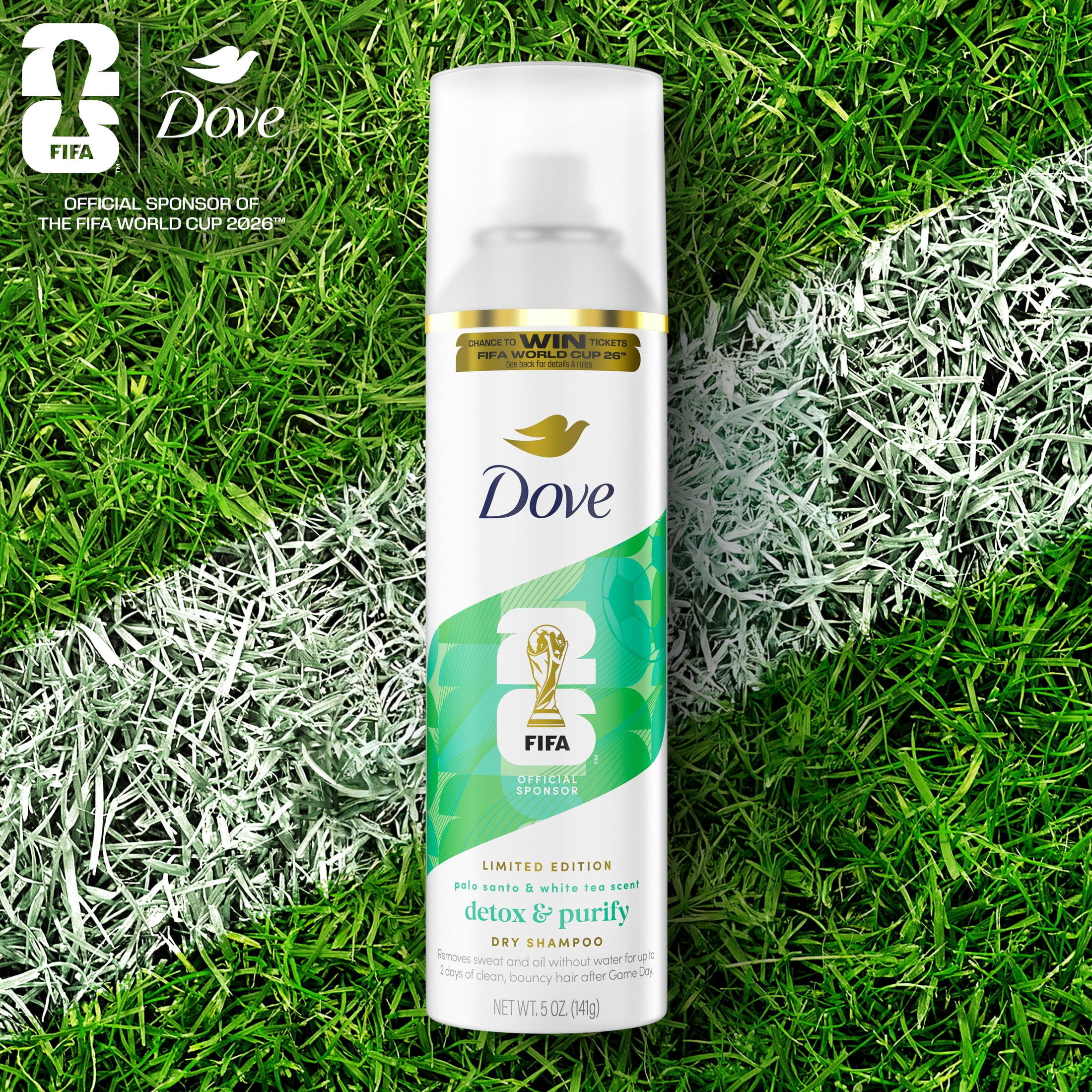 (3 pack) Dove Advanced Dry Shampoo Refresh & Revive Hair Without Water Detox & Purify Instantly Absorb Oil & Life Impurities, 5 oz