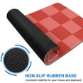 thumbnail image 6 of Colorful Pastel Checkered Mouse Pad - Cute Boho Design, Anti-Slip Rubber Base, Perfect for Your Home Office Computer & Laptop, Large 31.5x11.8in, 6 of 7